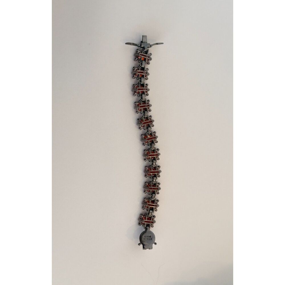 Eddie Borgo Red Crystal Spike Bracelet - Picture 8 of 8
